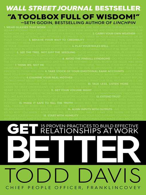 Title details for Get Better by Todd Davis - Wait list